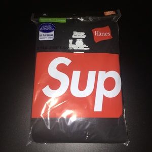 Supreme Hanes Tee 3 Pack